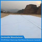 Nålstansad ovävd geotextil